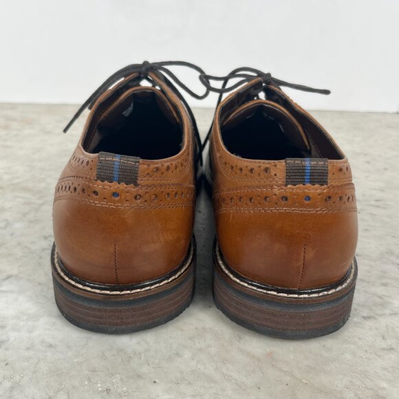 Men\'s Nunn Bush  Cap Toe Oxfords Tan Size 12 main image 11